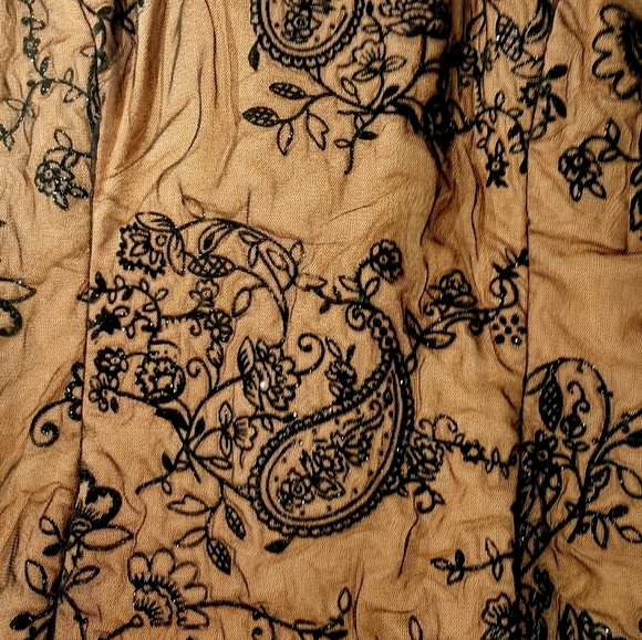 Cato Black Embroidered Beaded Detailed Top - Picture 4 of 12